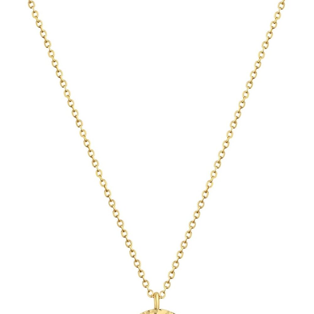 Moon Pendant Necklace 14K Gold Plated for Women